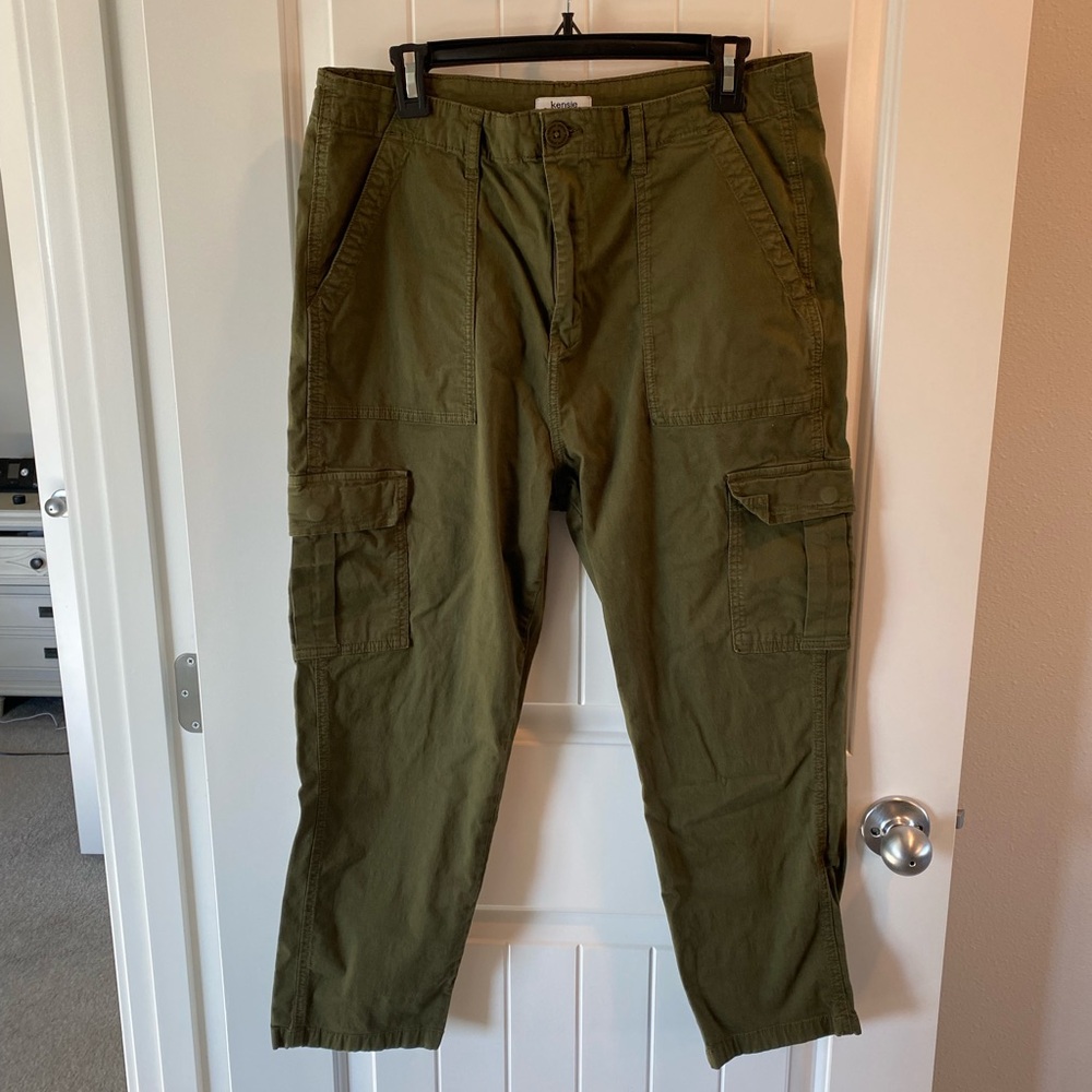 Kensie Women’s Olive Cargo Pants